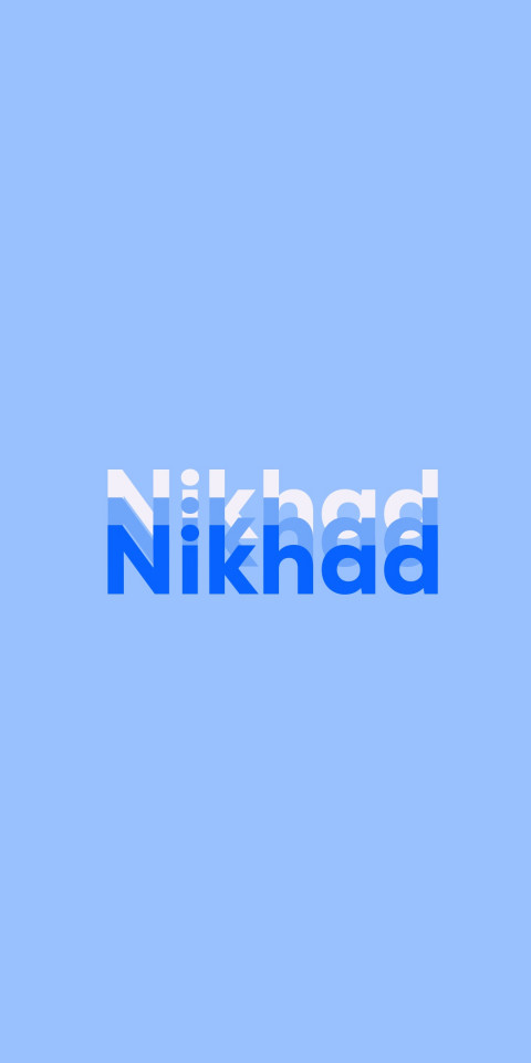 Free photo of Name DP: Nikhad