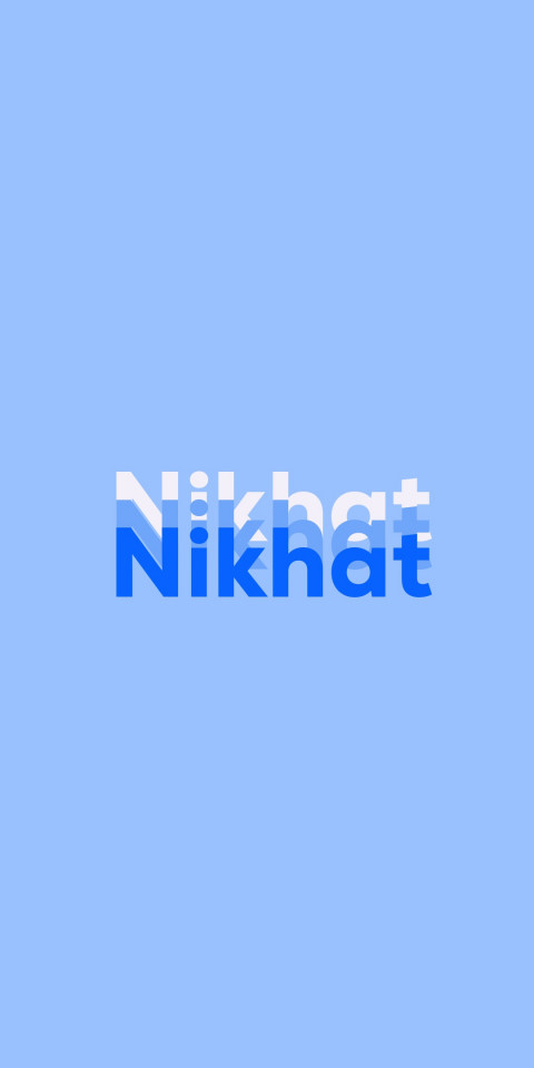 Free photo of Name DP: Nikhat