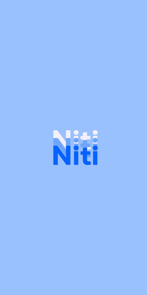 Free photo of Name DP: Niti