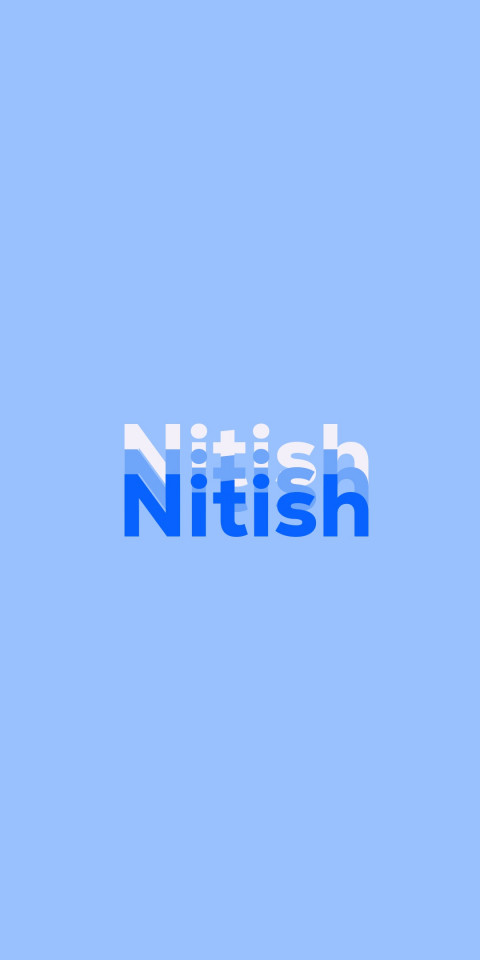 Free photo of Name DP: Nitish