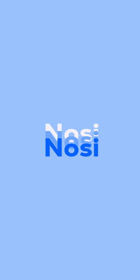 Free photo of Name DP: Nosi