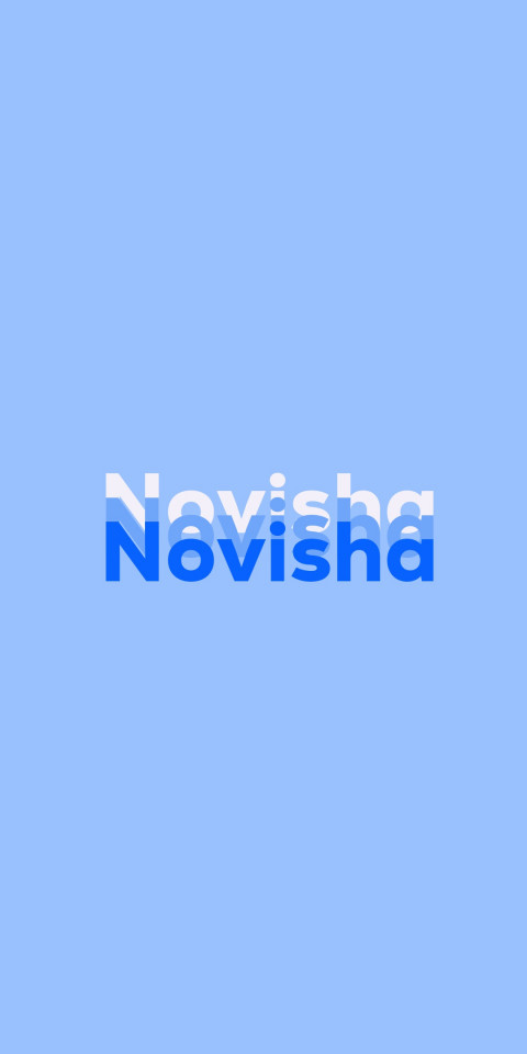 Free photo of Name DP: Novisha