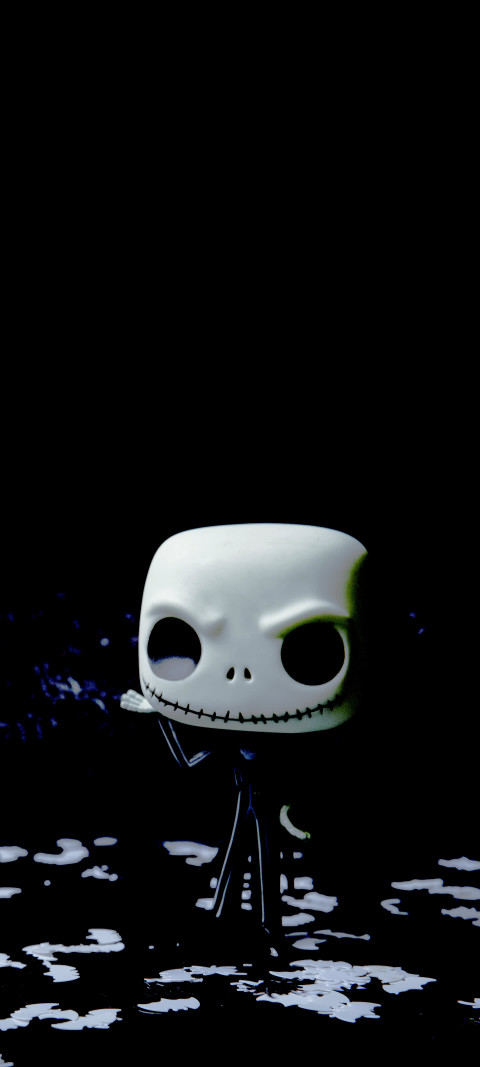 Free photo of Objects Amoled Wallpaper with Skull, Head & Bone