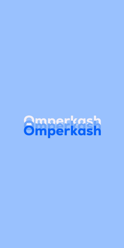 Free photo of Name DP: Omperkash