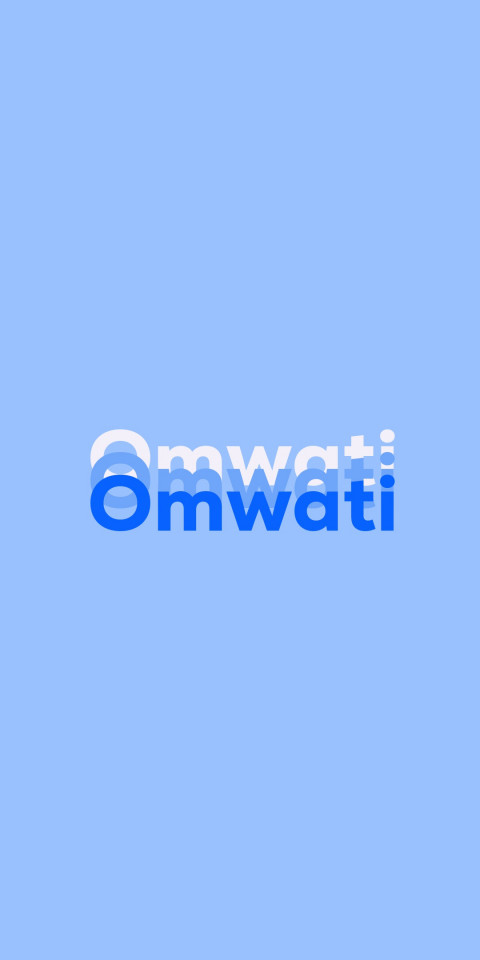 Free photo of Name DP: Omwati