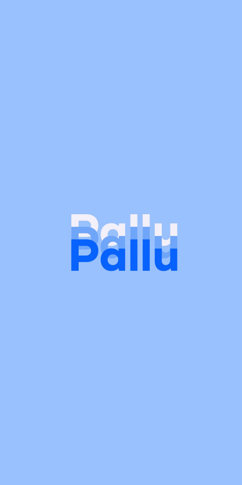Free photo of Name DP: Pallu