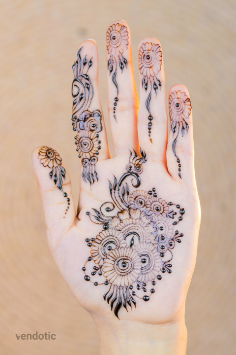 Palm Henna: 15 Simple and Easy Indian Full Palm Mehndi Designs 2021-atpcosmetics.com.vn