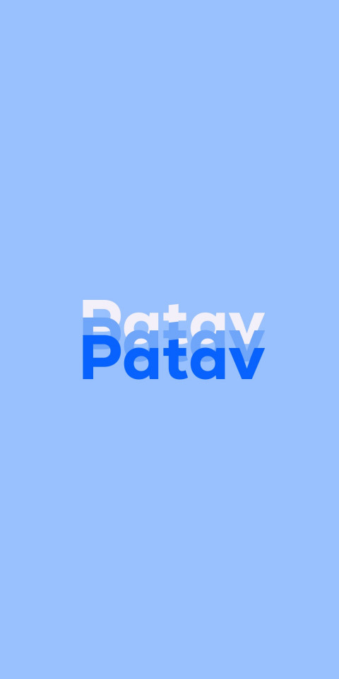 Free photo of Name DP: Patav