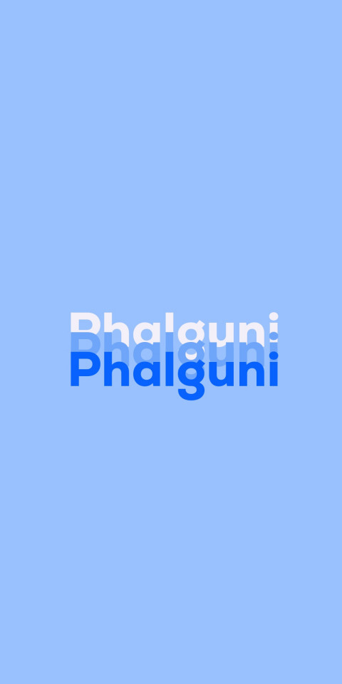 Free photo of Name DP: Phalguni