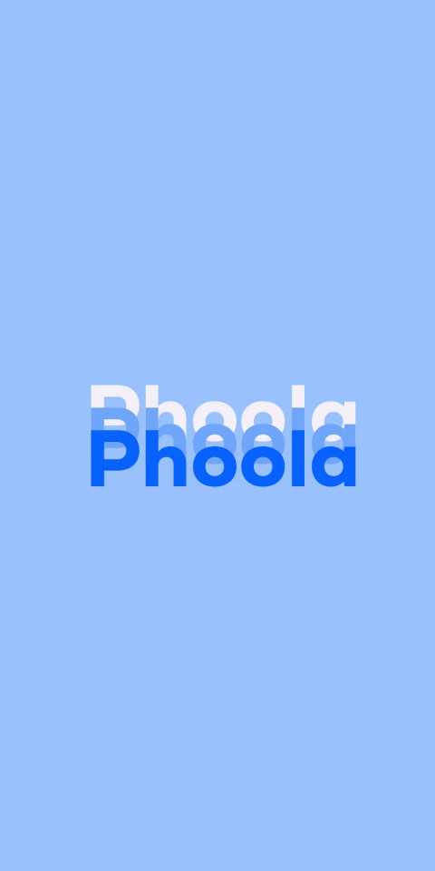 Free photo of Name DP: Phoola