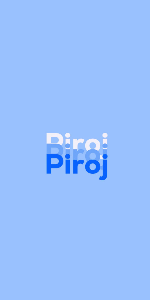 Free photo of Name DP: Piroj