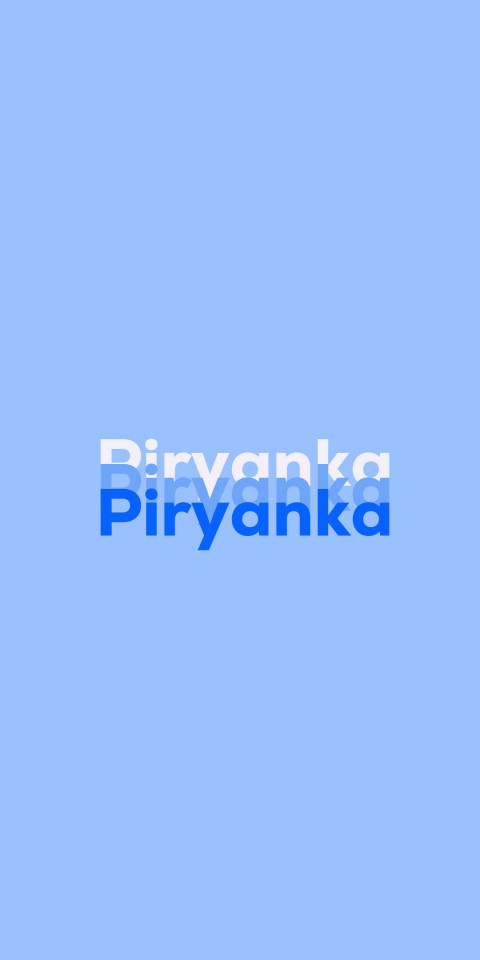 Free photo of Name DP: Piryanka