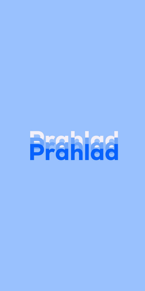 Free photo of Name DP: Prahlad