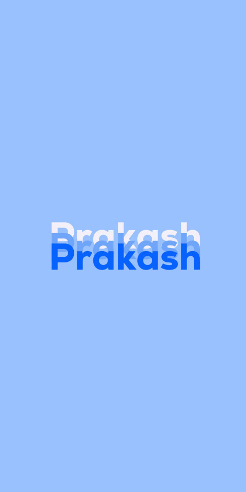 Free photo of Name DP: Prakash