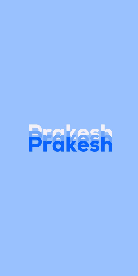 Free photo of Name DP: Prakesh