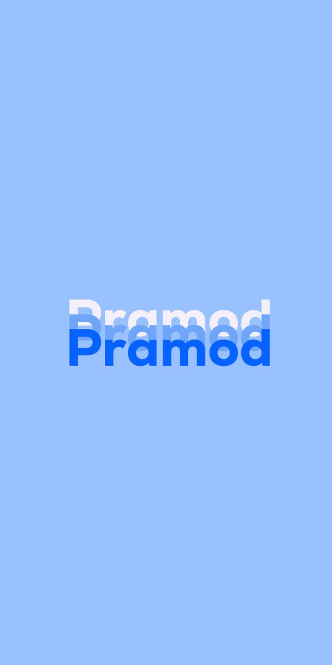 Free photo of Name DP: Pramod