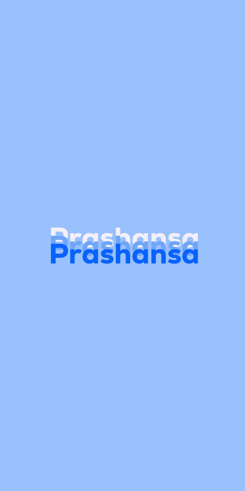 Free photo of Name DP: Prashansa