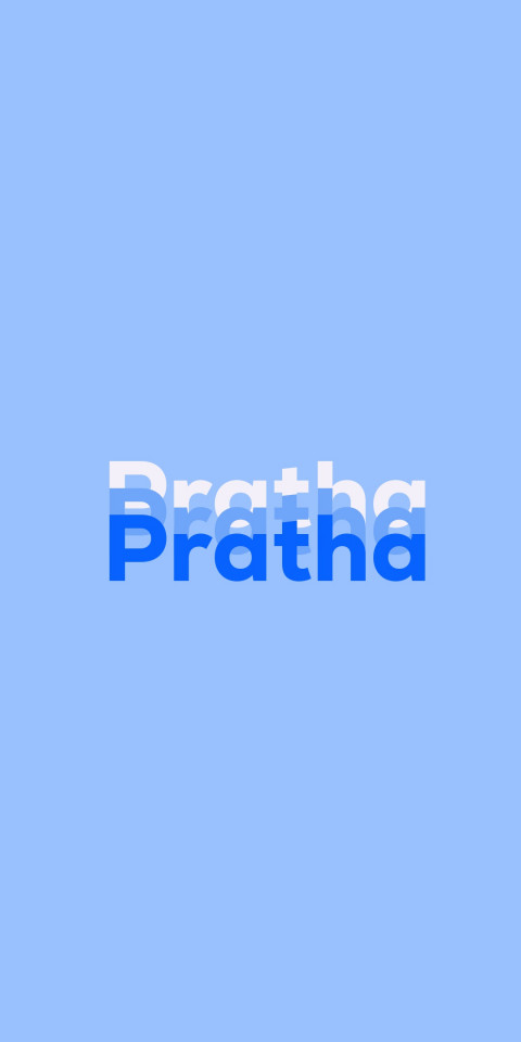 Free photo of Name DP: Pratha