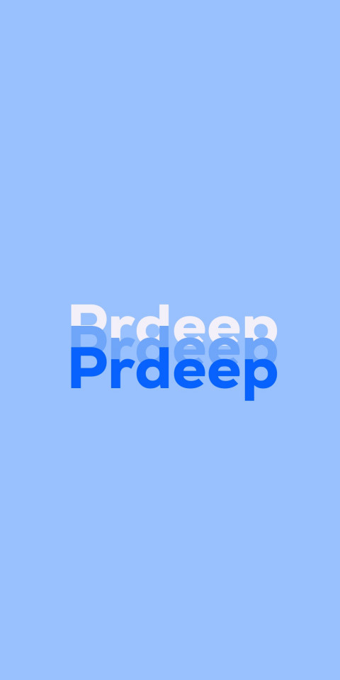 Free photo of Name DP: Prdeep