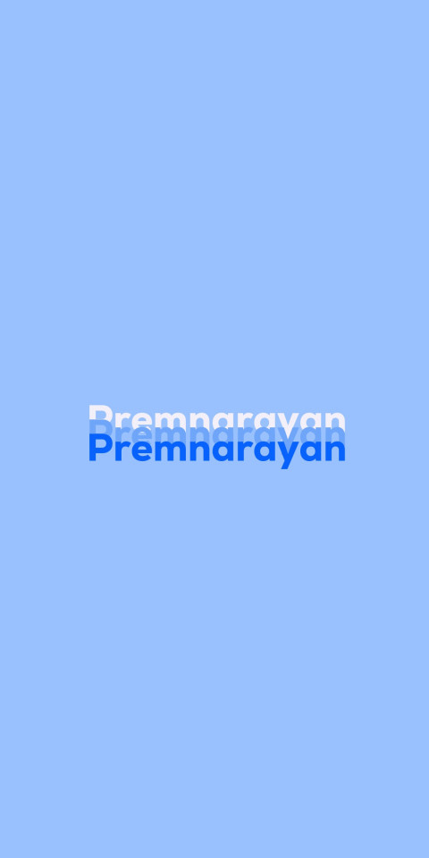 Free photo of Name DP: Premnarayan