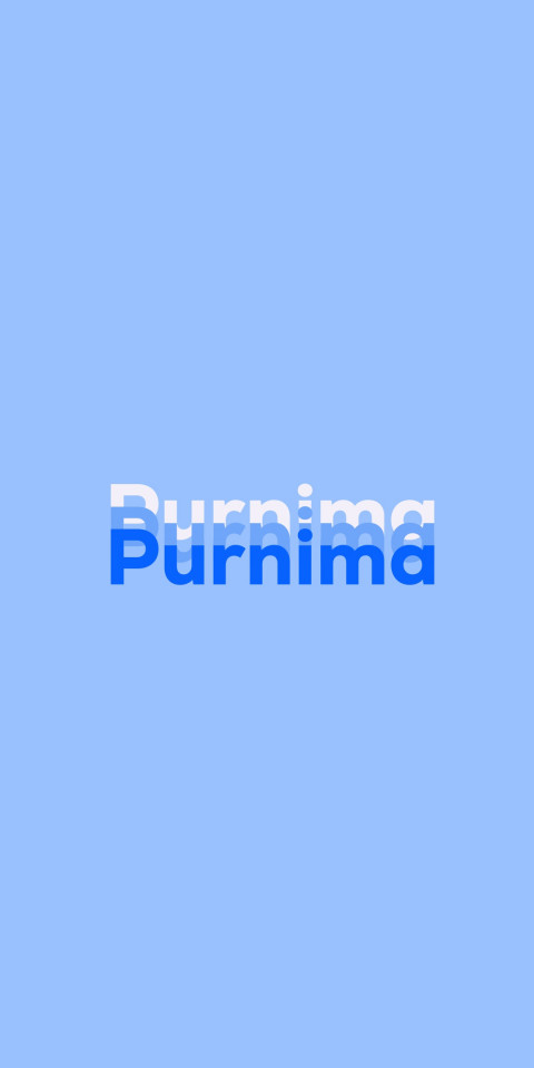 Free photo of Name DP: Purnima