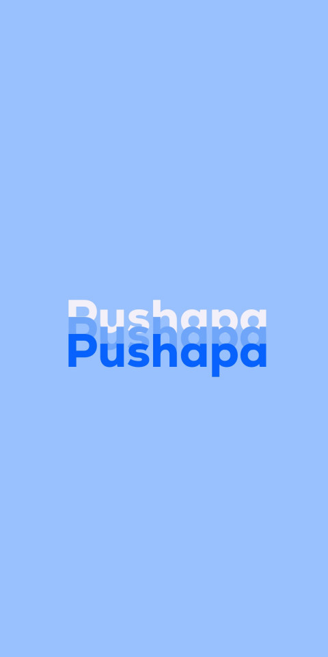 Free photo of Name DP: Pushapa