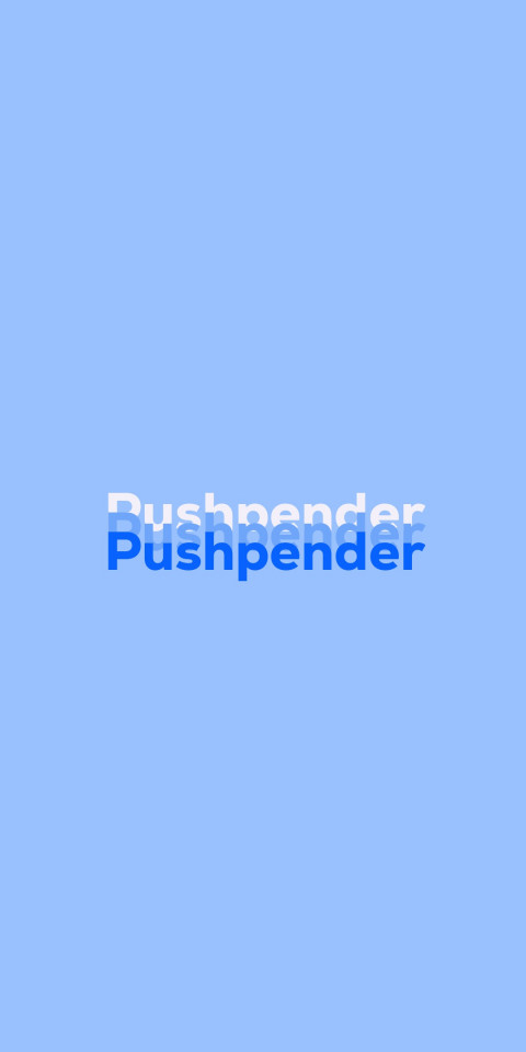 Free photo of Name DP: Pushpender