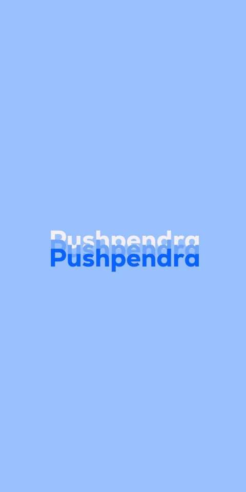 Free photo of Name DP: Pushpendra