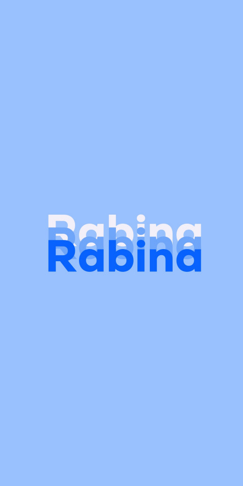 Free photo of Name DP: Rabina