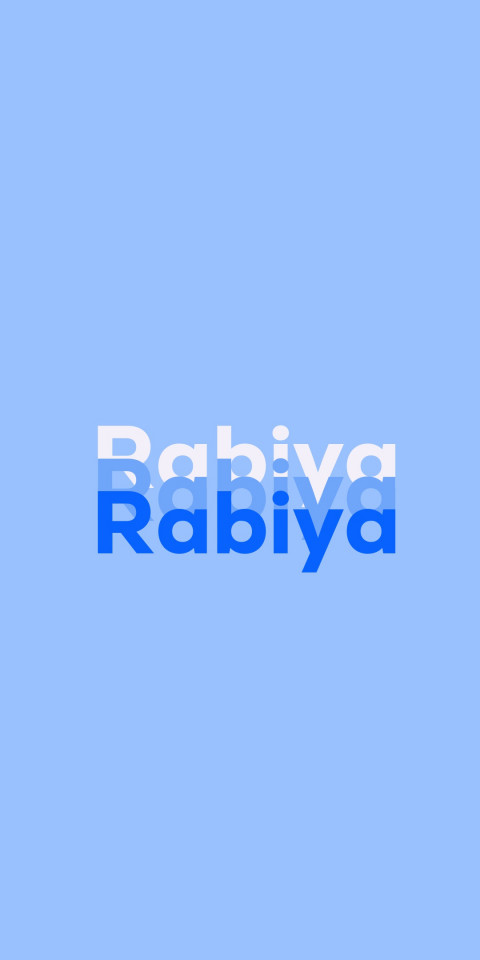 Free photo of Name DP: Rabiya