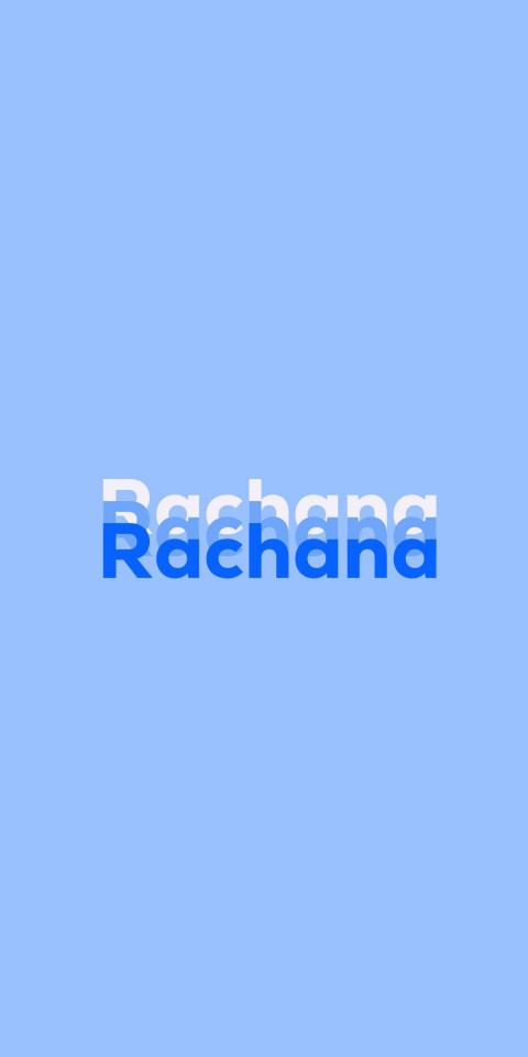 Free photo of Name DP: Rachana