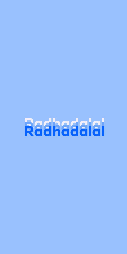 Free photo of Name DP: Radhadalal