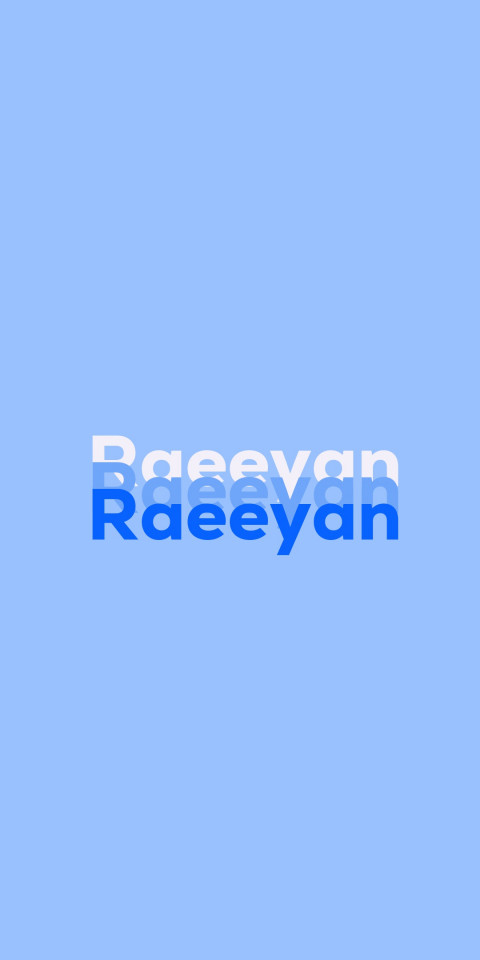 Free photo of Name DP: Raeeyan