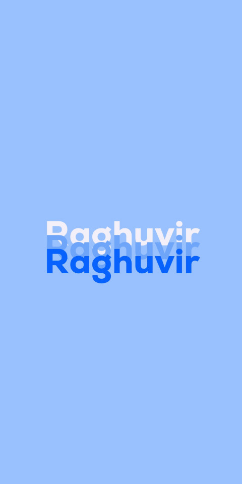 Free photo of Name DP: Raghuvir