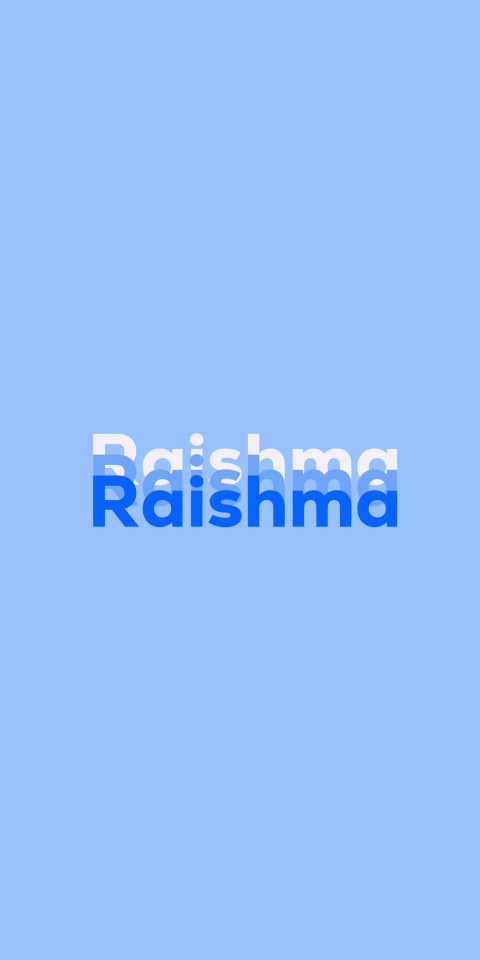 Free photo of Name DP: Raishma