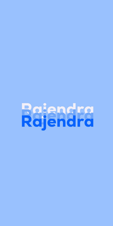 Free photo of Name DP: Rajendra