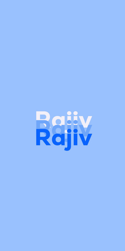 Free photo of Name DP: Rajiv