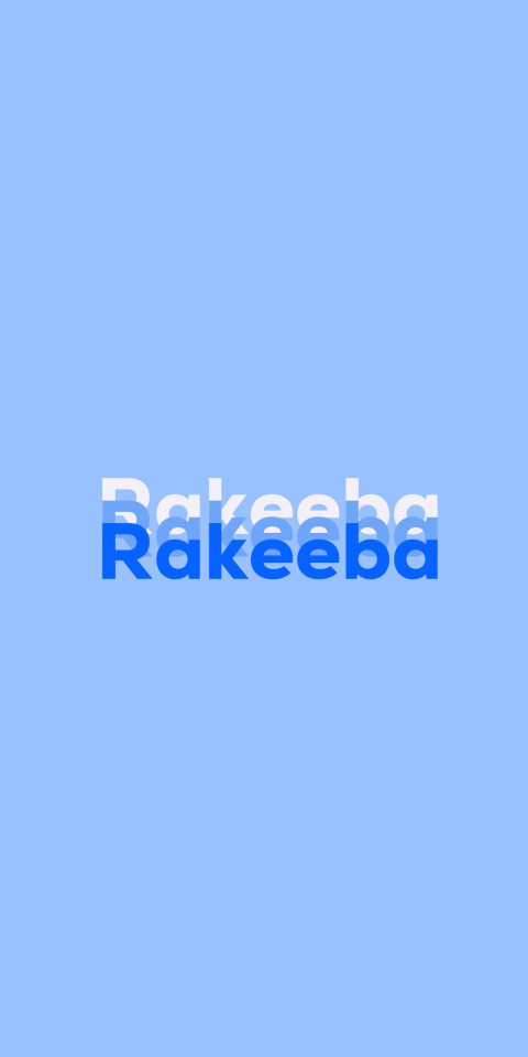 Free photo of Name DP: Rakeeba