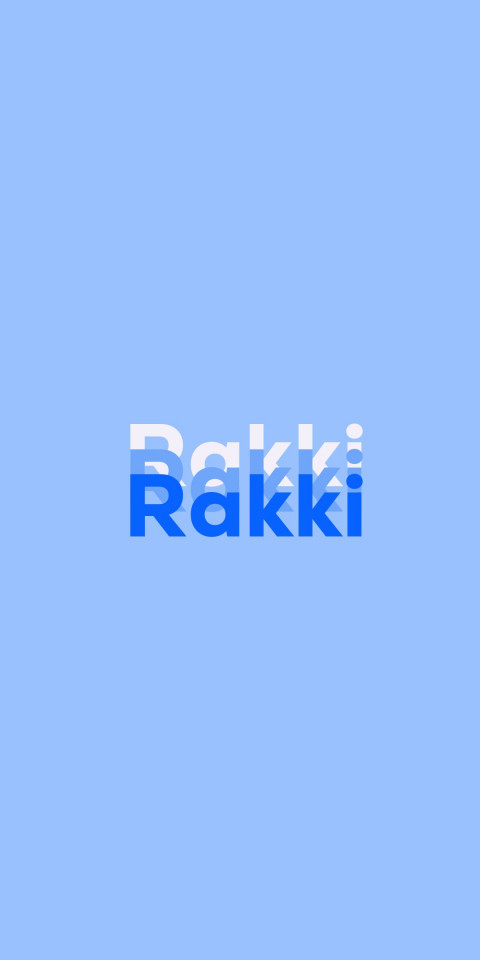 Free photo of Name DP: Rakki