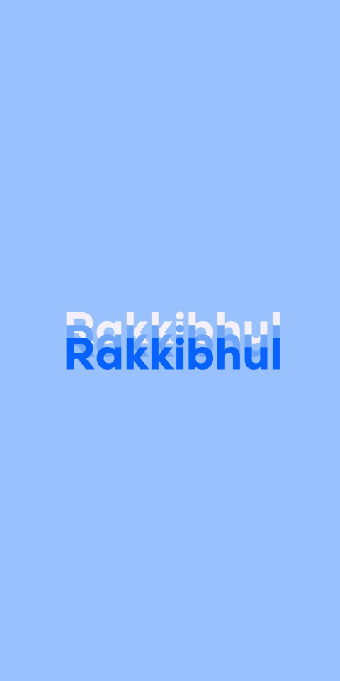 Free photo of Name DP: Rakkibhul