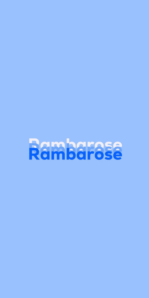 Free photo of Name DP: Rambarose