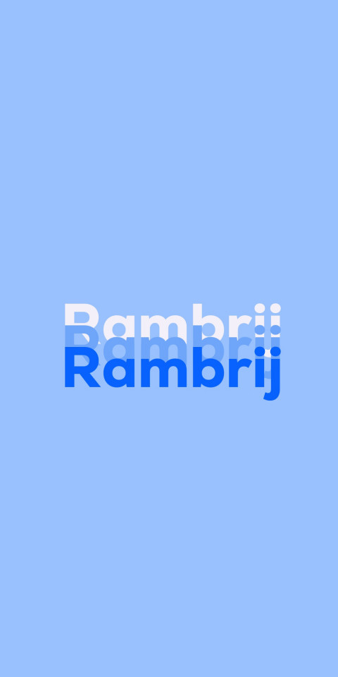 Free photo of Name DP: Rambrij