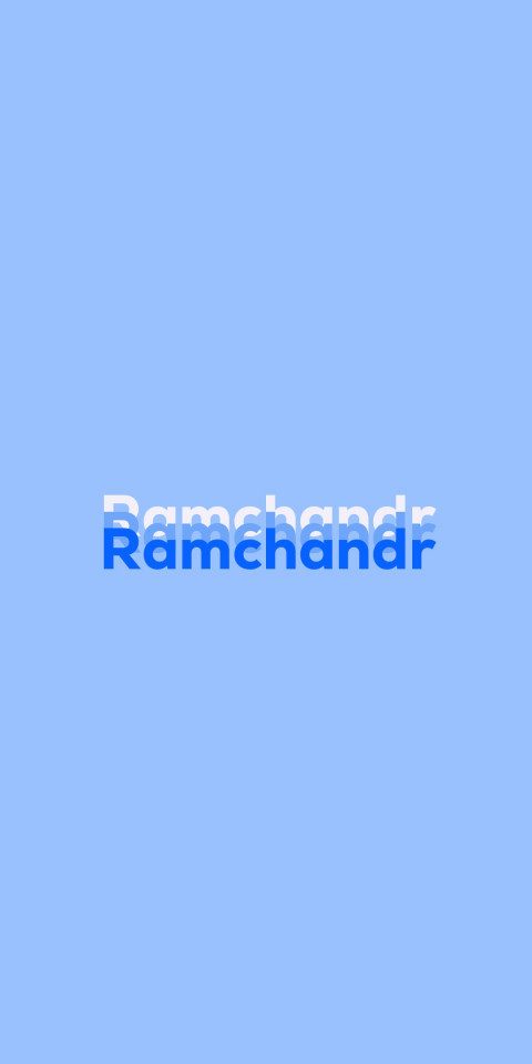 Free photo of Name DP: Ramchandr