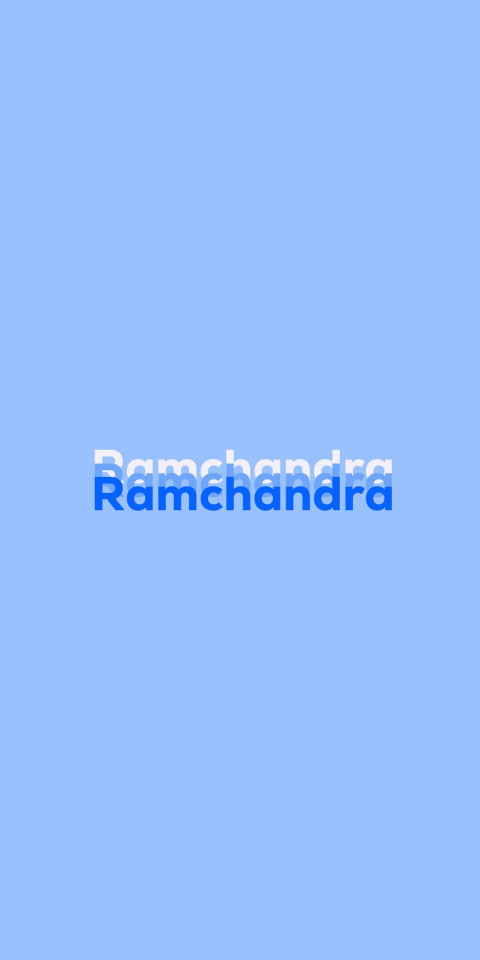 Free photo of Name DP: Ramchandra