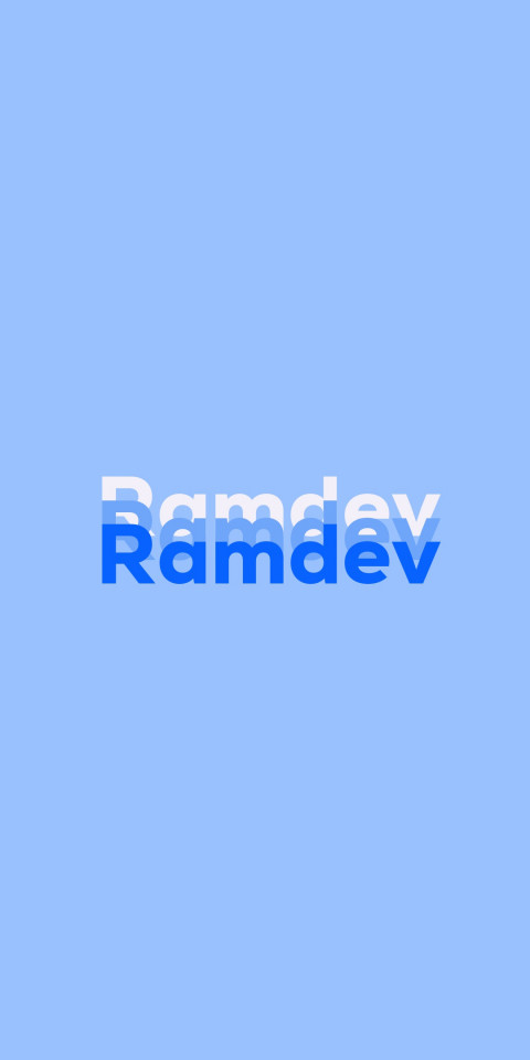 Free photo of Name DP: Ramdev