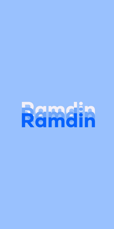 Free photo of Name DP: Ramdin