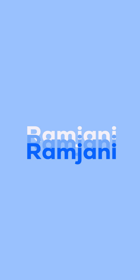 Free photo of Name DP: Ramjani