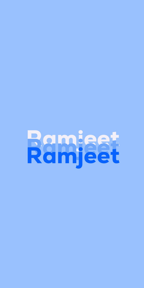Free photo of Name DP: Ramjeet