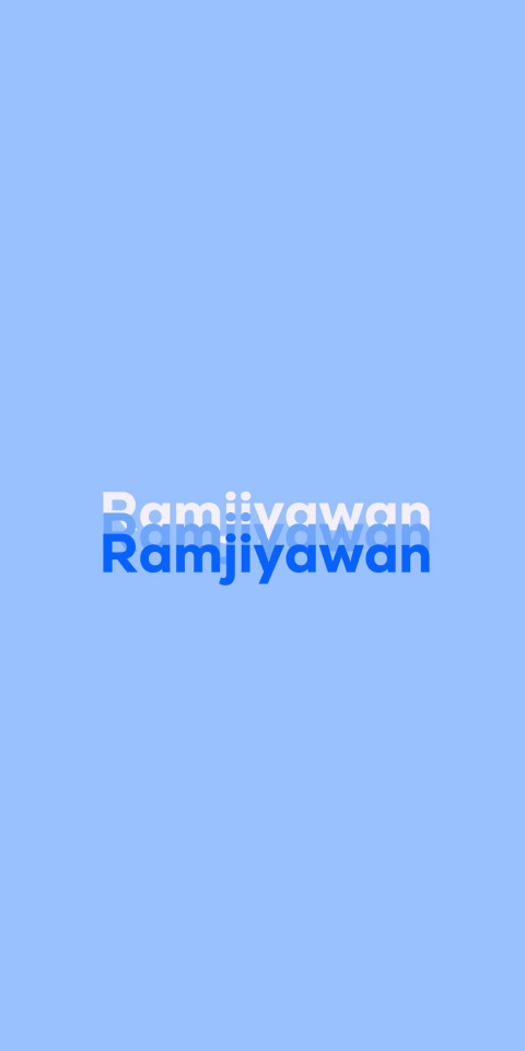 Free photo of Name DP: Ramjiyawan