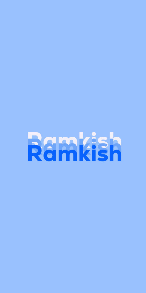 Free photo of Name DP: Ramkish